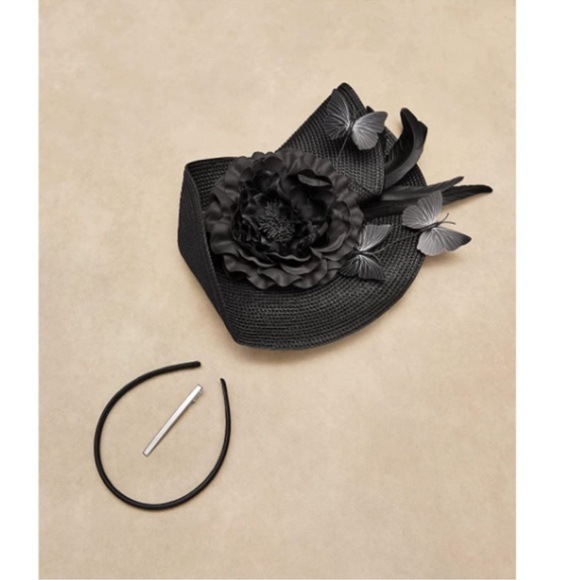 Tea Party Fascinator Kentucky Derby Folded Hat Fascinator Pillbox Hat Headband - Picture 3 of 7